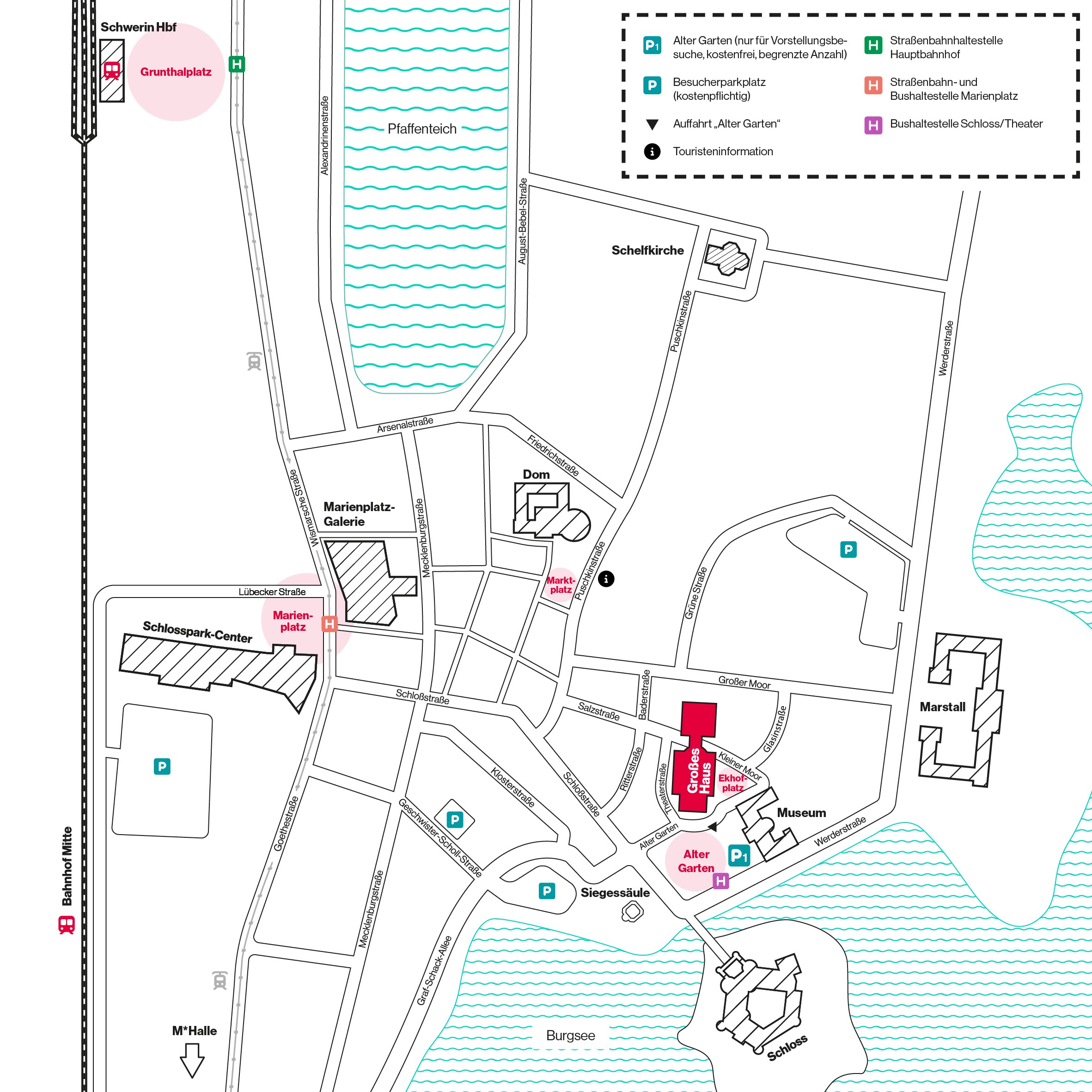 Stadtplan Großes Haus