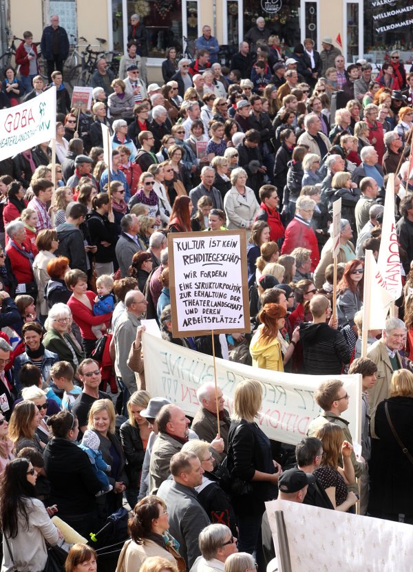 Demonstration vom 26.03.2012 für den Kulturschutz